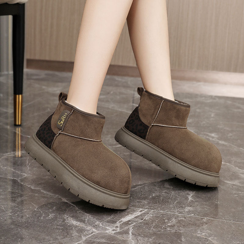 Warme Winterstiefeletten Damen Kuschelig Größe 36-41
