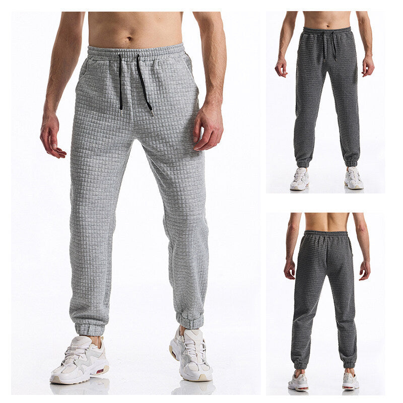 Bequeme Herren Sweatpants Hochwerder Elastisch Komfort - BerlinGlamour