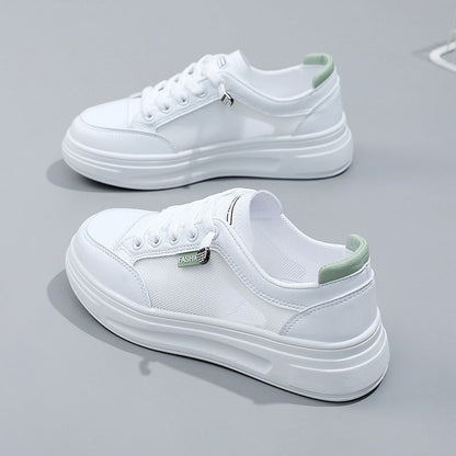 Damen Sneaker Sportlich Freizeit Atmungsaktiv Mit Dämpfung