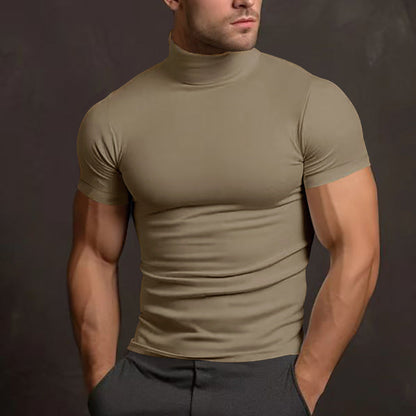 Herren Langarm-T-Shirt Atmungsaktiv Stretch Modern
