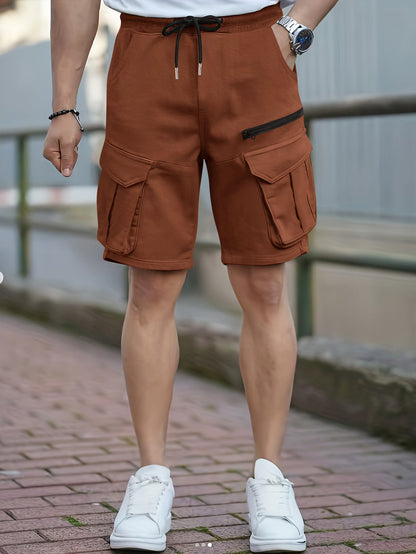 Herren Cargo Shorts Funktionale Mehrfachtaschen Shorts