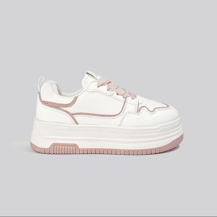 Damen Sneaker Plattform Schuhe Elegant Rutschfest