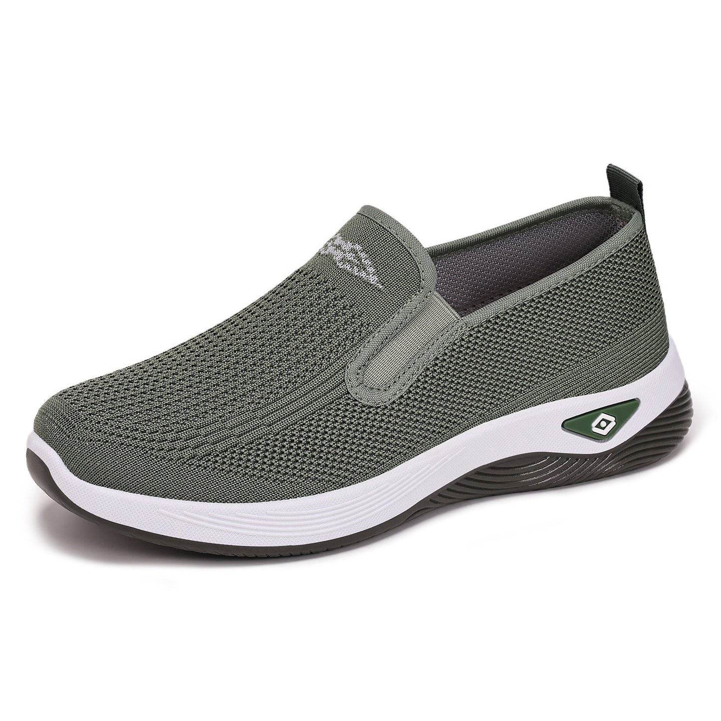 Damen Sportschuhe Bequem Slip-On Atmungsaktiv Weiß