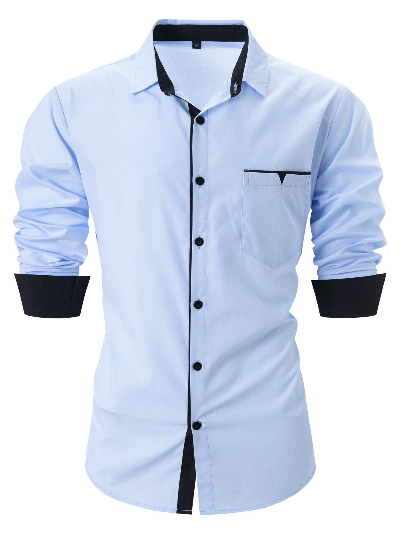 Herren Hemd Kontrastkragen Elegantes Design Berlin