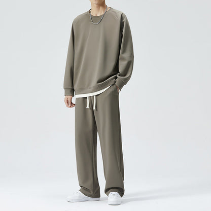 Herren Sweatshirt Hose Set Oversized Sportlich