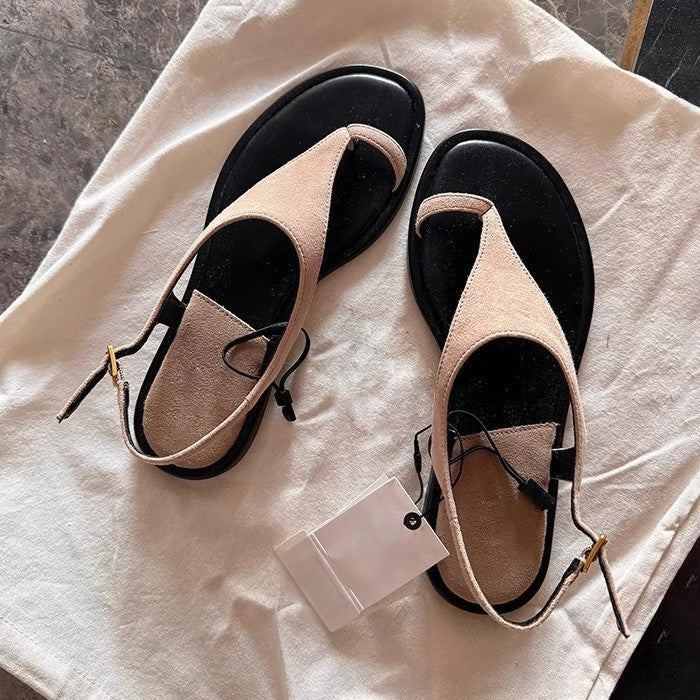 Damen Sandalen Zehentrenner Bequem Elegant Riemendesign - BerlinGlamour