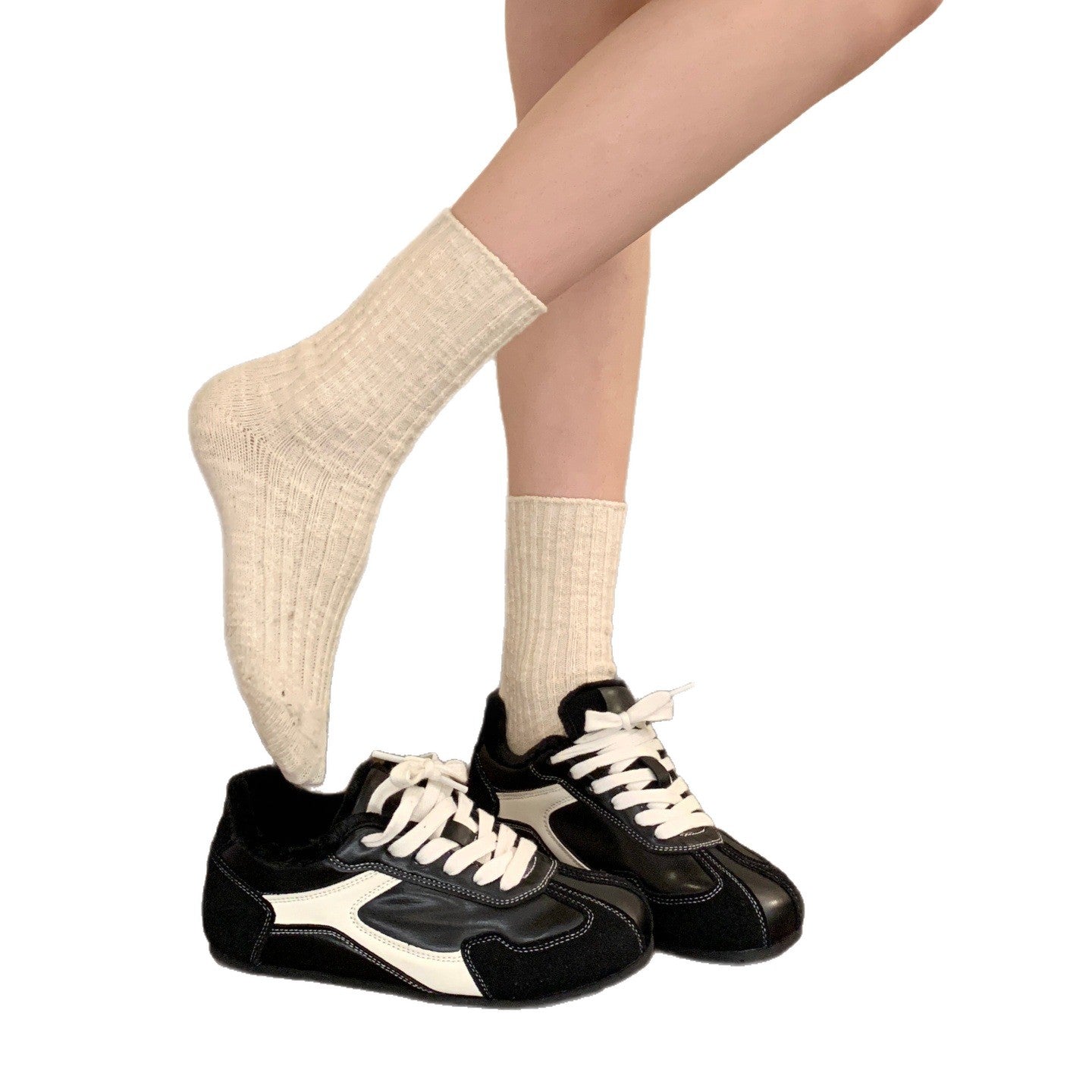 Damen Sneaker Warm Kunstfell Rutschfest Sportlich