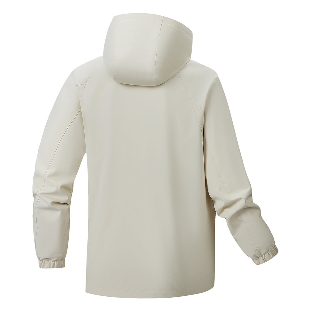 Herren Outdoorjacke Funktionell Wasserabweisend mit Kapuze