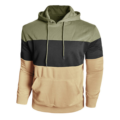 Herren Kapuzenpullover Trendig Farbblock Design Modern