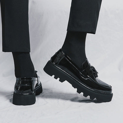 Damen Loafers Elegante Schuhe mit Struktur Obermaterial Robust
