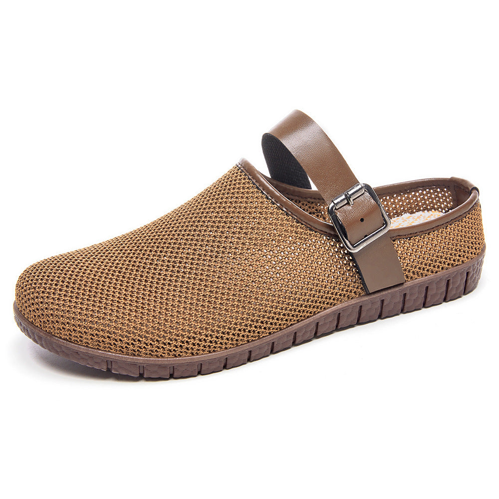 Damen Clogs Bequem Atmungsaktiv mit Verstellbarem Riemen
