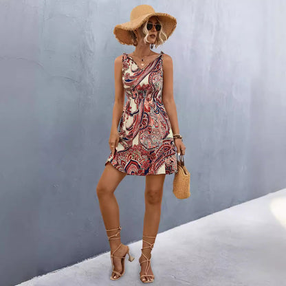 Boho Sommerkleid für Damen Elegant Leicht
