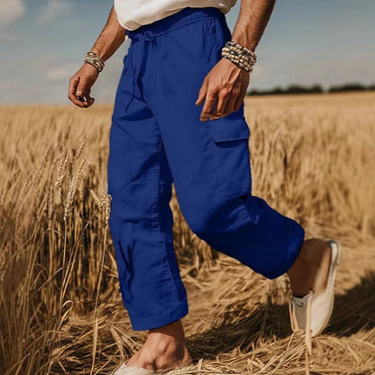 Herren Cargo-Hose Vielseitig Mit Verstellbarem Bund