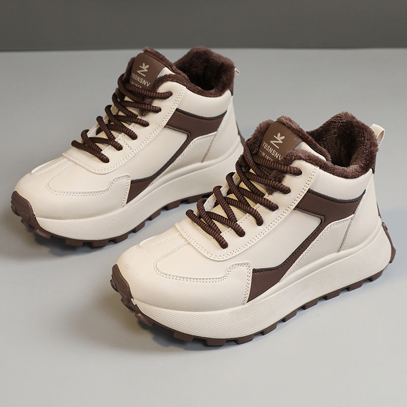Damen Sneaker High-Top Weich Bequem