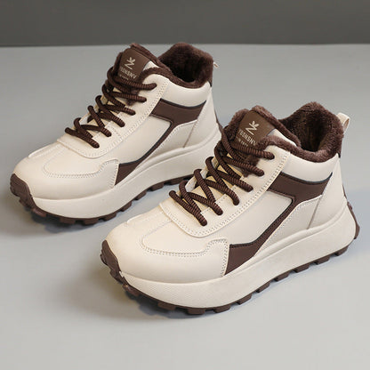 Damen Sneaker High-Top Weich Bequem