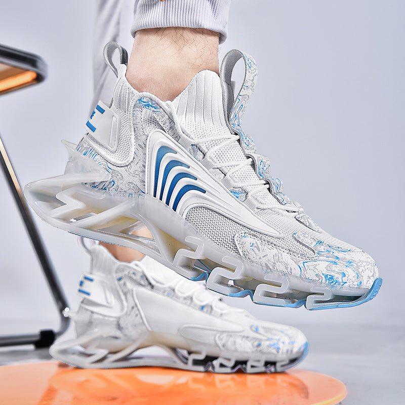 Damen Sneaker High-Tech Laufschuhe mit Lichteffekt