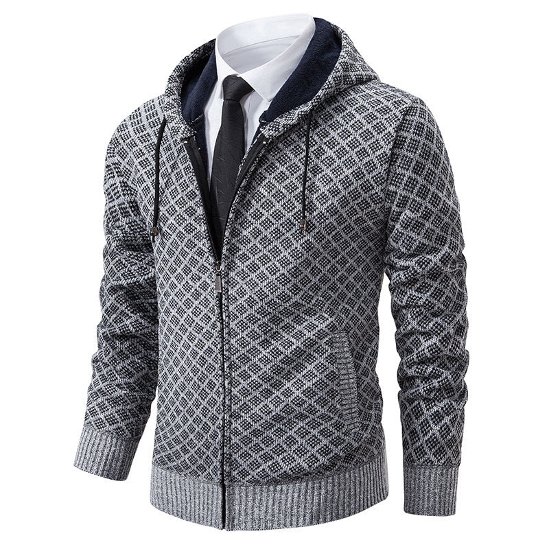 Herren Sweatjacke Kapuze Modern Trendig - BerlinGlamour