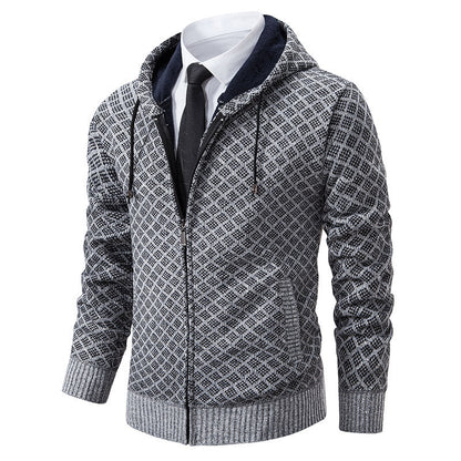 Herren Sweatjacke Kapuze Modern Trendig - BerlinGlamour