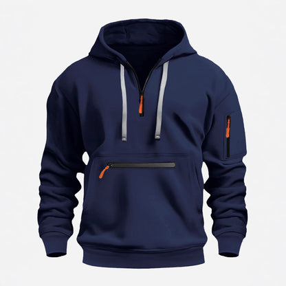 Funktionspullover Herren Kapuzenpullover Sportlich Modern