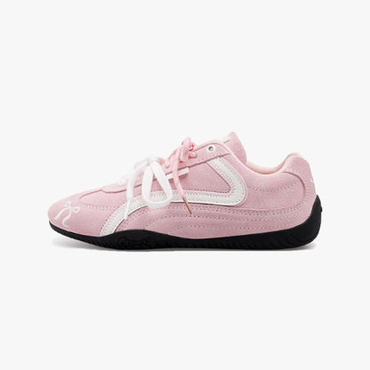 Damen Sneaker Sportlich Wildleder Laufsohle