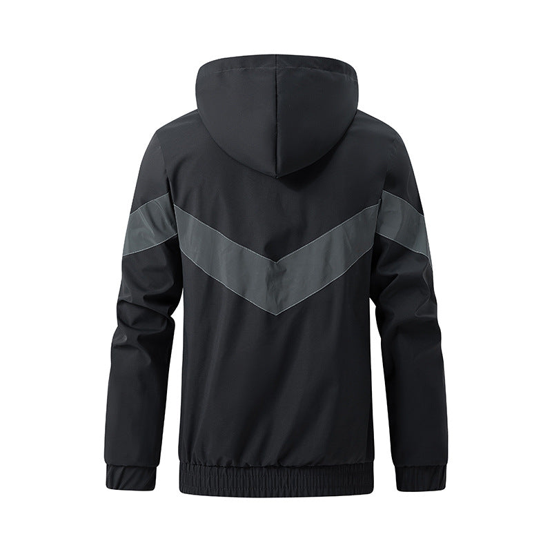 Herren Freizeitjacke Sportlich Modern Grau