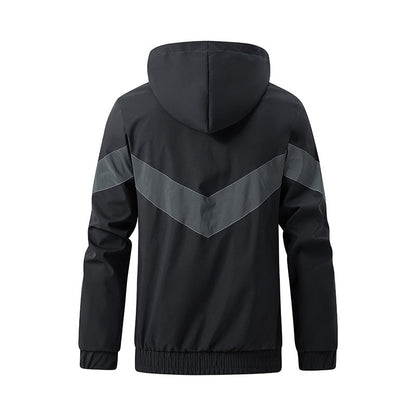 Herren Freizeitjacke Sportlich Modern Grau