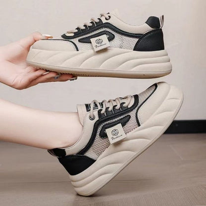 Damen Sneaker Chunky Bequem atmungsaktiv von Heidi Mode