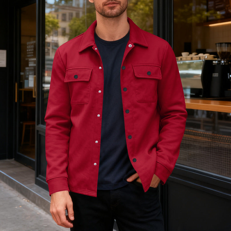 Herren Jacke Modern mit Taschen Wasserabweisend