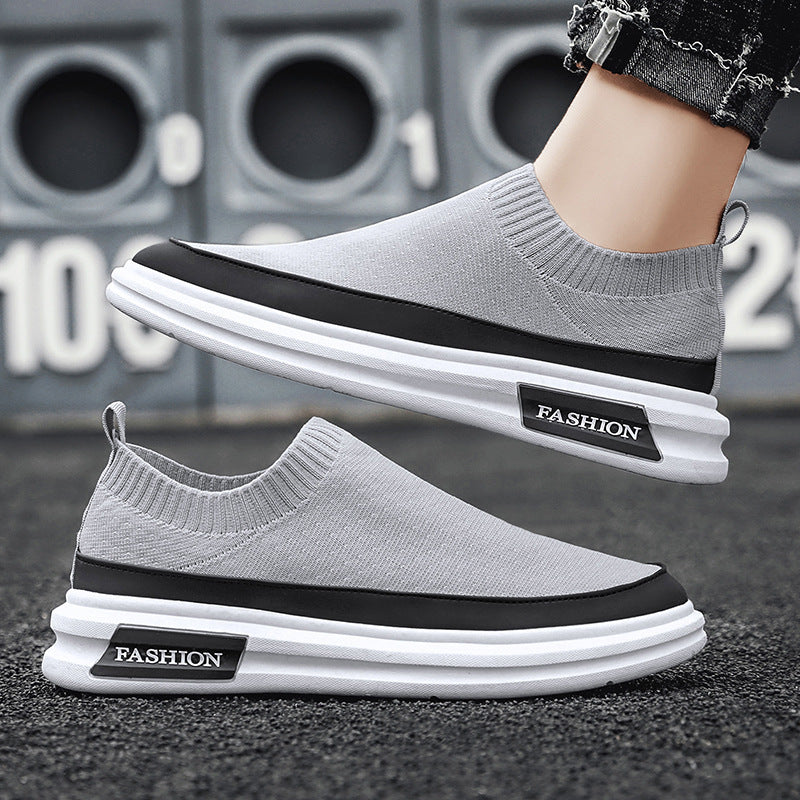 Damen Sneaker Strick Bequem Rutschfest Flexibel - BerlinGlamour