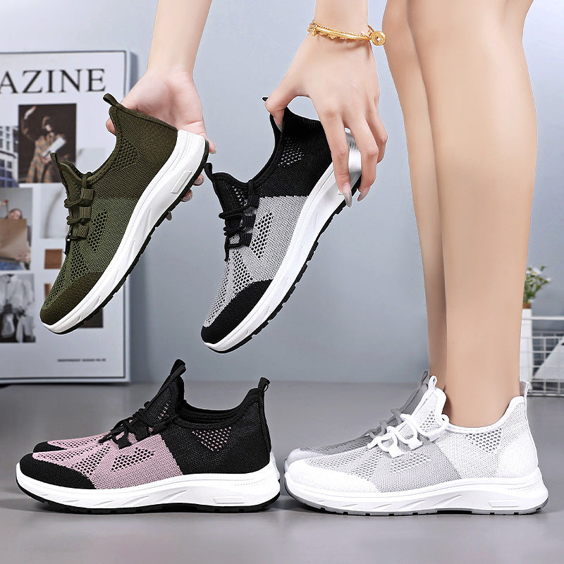 Damen Sportschuhe Atmungsaktiv Leicht Mesh Obermaterial