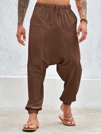 Bequeme Herrenhose Elastischer Bund Lässiger Stil