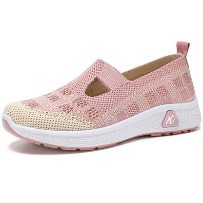 Damen Sneaker Leicht Atmungsaktiv Slip-On bequem