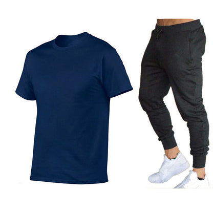 Herren Sportset Funktionales T-Shirt und Jogginghose Set