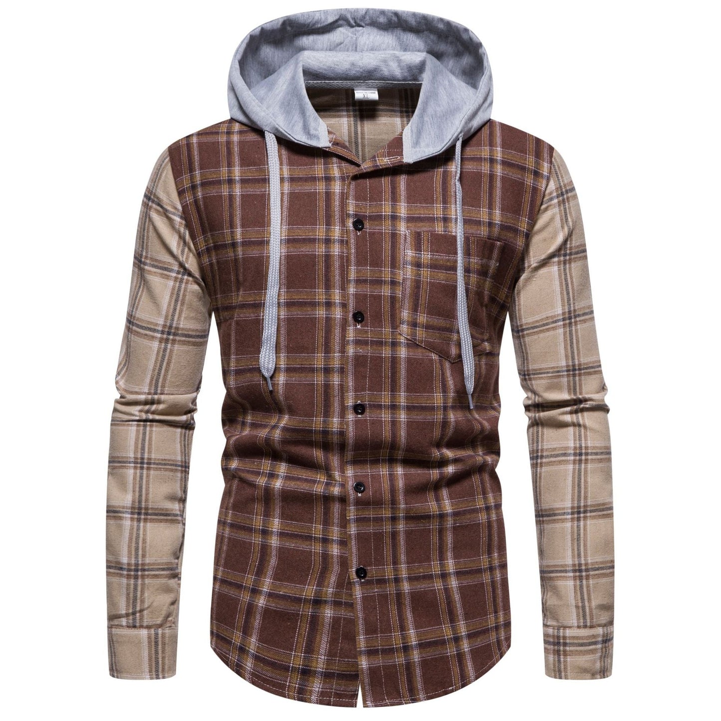 Herren Kapuzenpullover Schultertunika Modern Großstadtstyle - BerlinGlamour