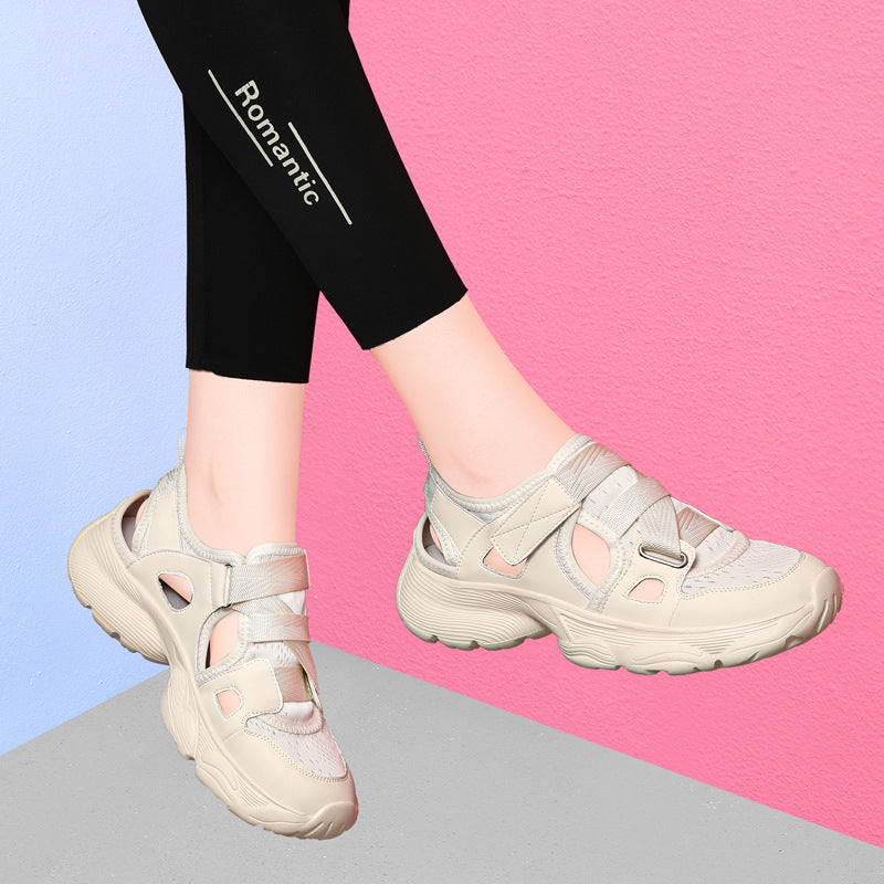 Damen Sandalen Sportlich Bequem Verstellbar