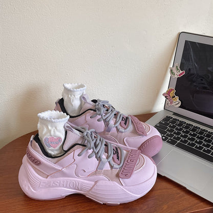 Damen Sneaker bequem mit Dämpfung und Weichem Innenfutter