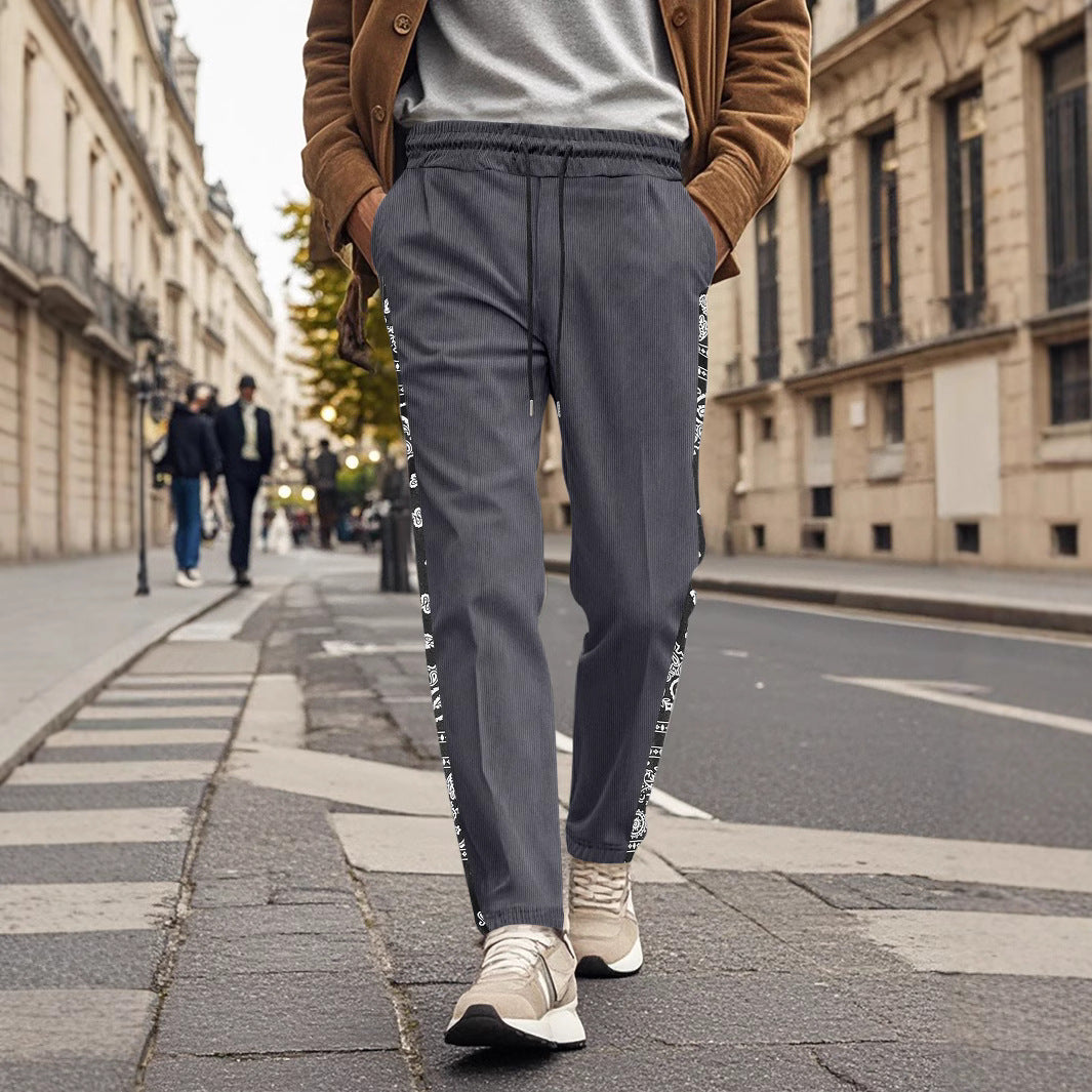 Herren Sportlhose Freizeithose Mit Grafikdruck Modern