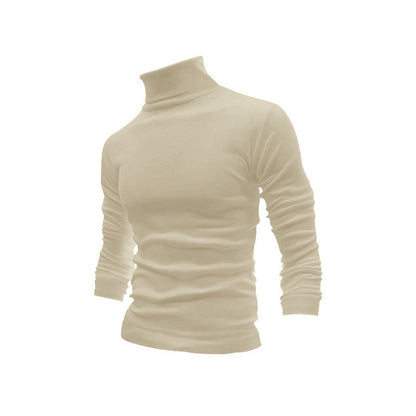 Herren Rollkragenpullover Langarm Warm Modern