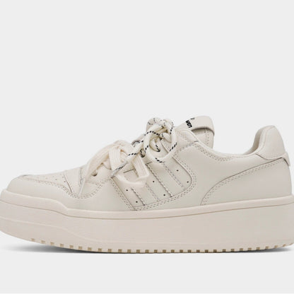 Damen Sneaker Platform Bequem Modisch Schnürschuhe