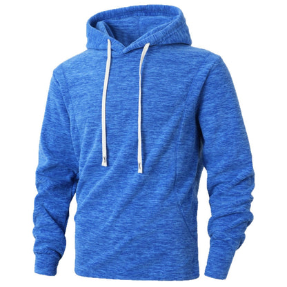 Herren Fleece Hoodie Modern Sportlich Mit Taschen