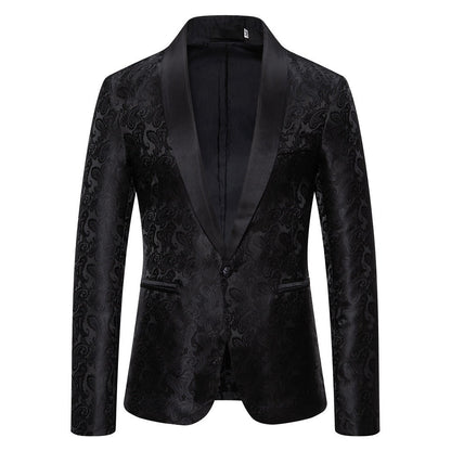 Herren Blazer Elegant Smoking Anzug mit Muster