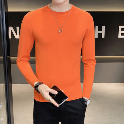 Herren Strickpullover Hochwertig Modern Schwarz