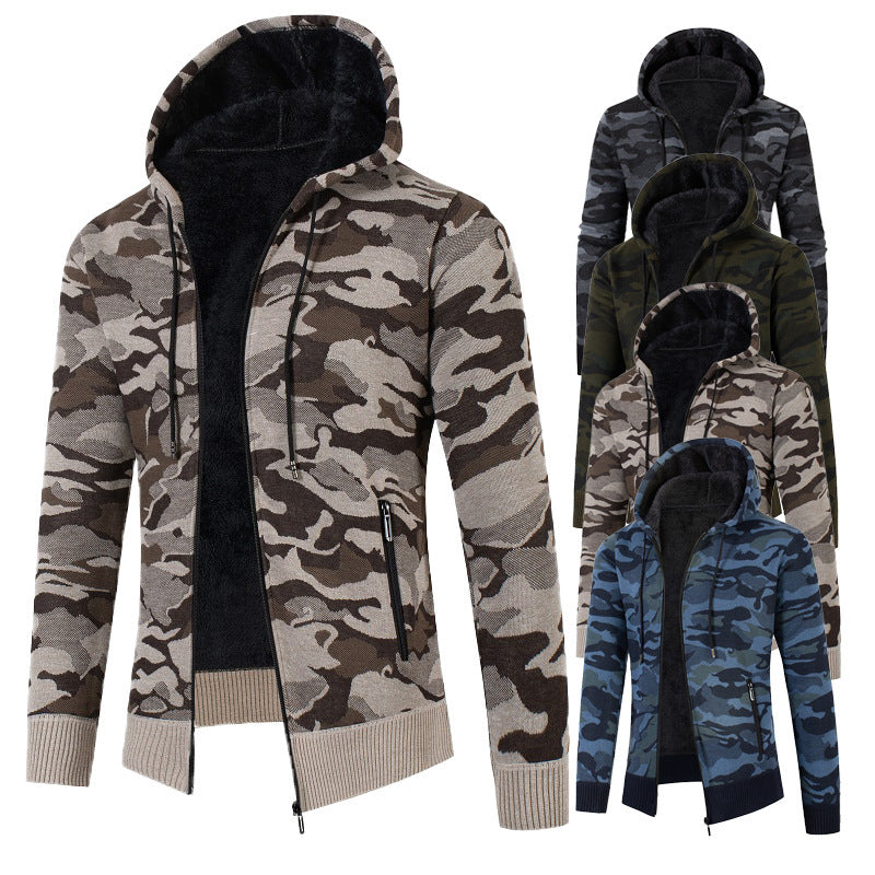 Herren Kapuzenpullover Karo Modern Trendy - BerlinGlamour