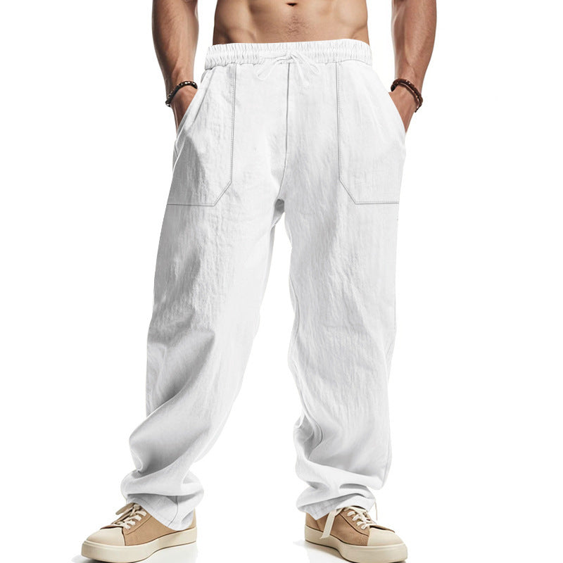 Herren Freizeithose Bequem Weites Bein Praktisch