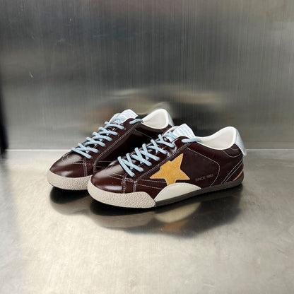 Damen Sneaker Sportlich Elegante Stern Design