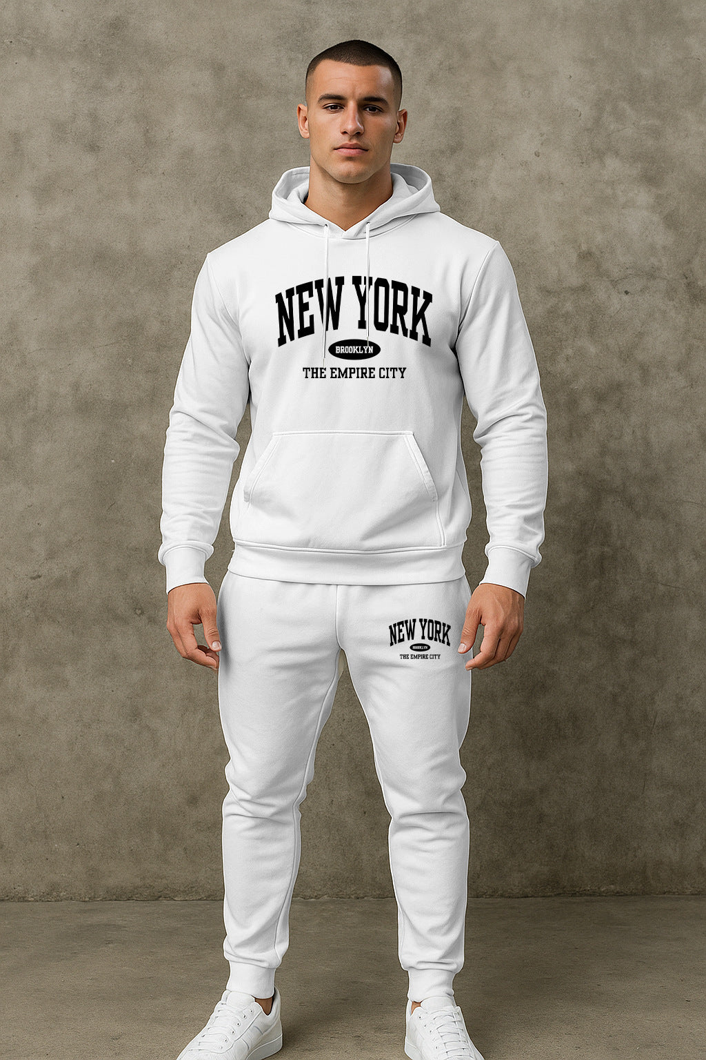Herren Jogginganzug Sportlich Bequem Modern