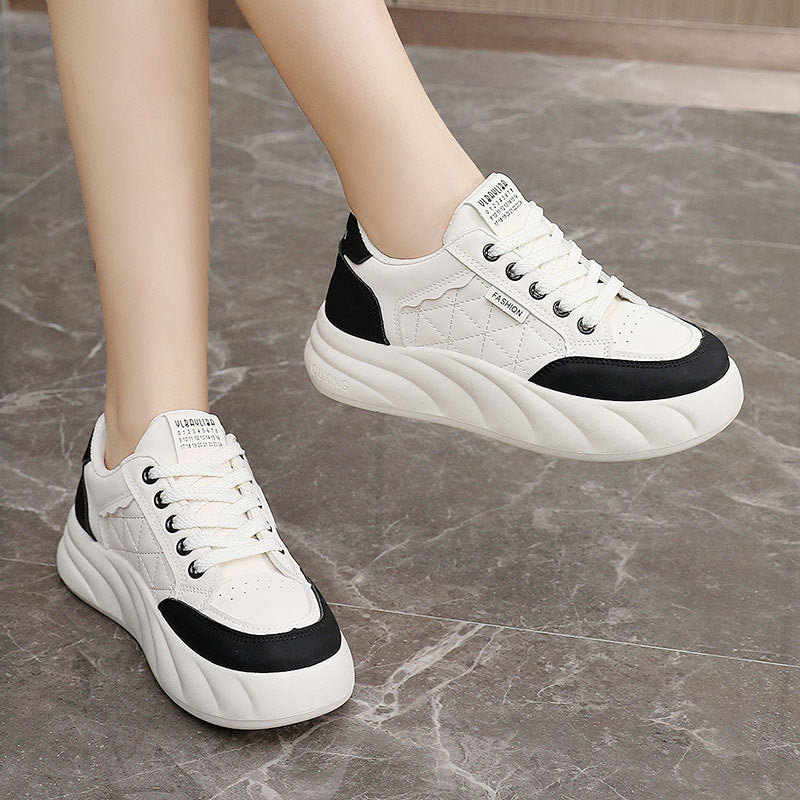 Damen Sneaker Chunky Sportschuhe atmungsaktiv Komfort Sohle