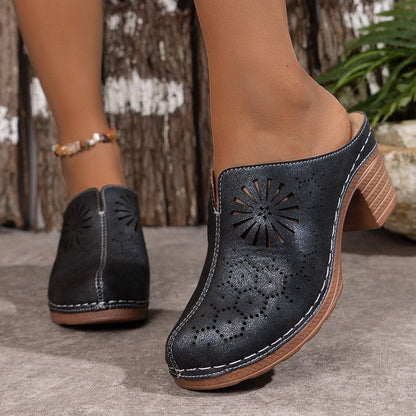 Damen Clogs Offen Elegant Berlin Style - BerlinGlamour