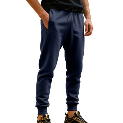 Herren Jogginghose Bequem Leicht Fleece Elastisch