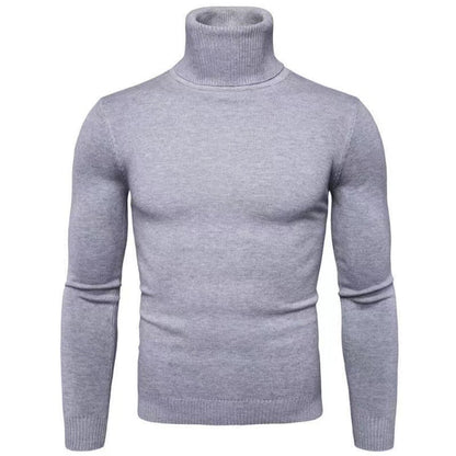 Herren Rollkragenpullover Baumwolle Hochwertig Elegannt